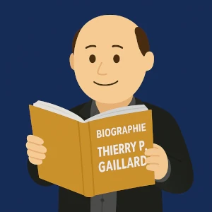 Avatar of Thierry P. Gaillard reading his biography