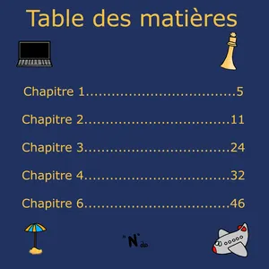 Website sitemap table of contents