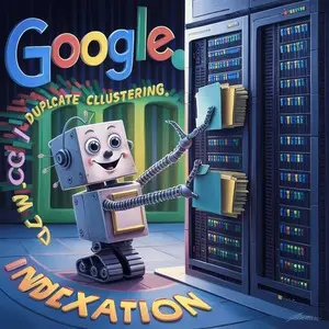 The 4 stages of Google indexing illustrated on a server layout