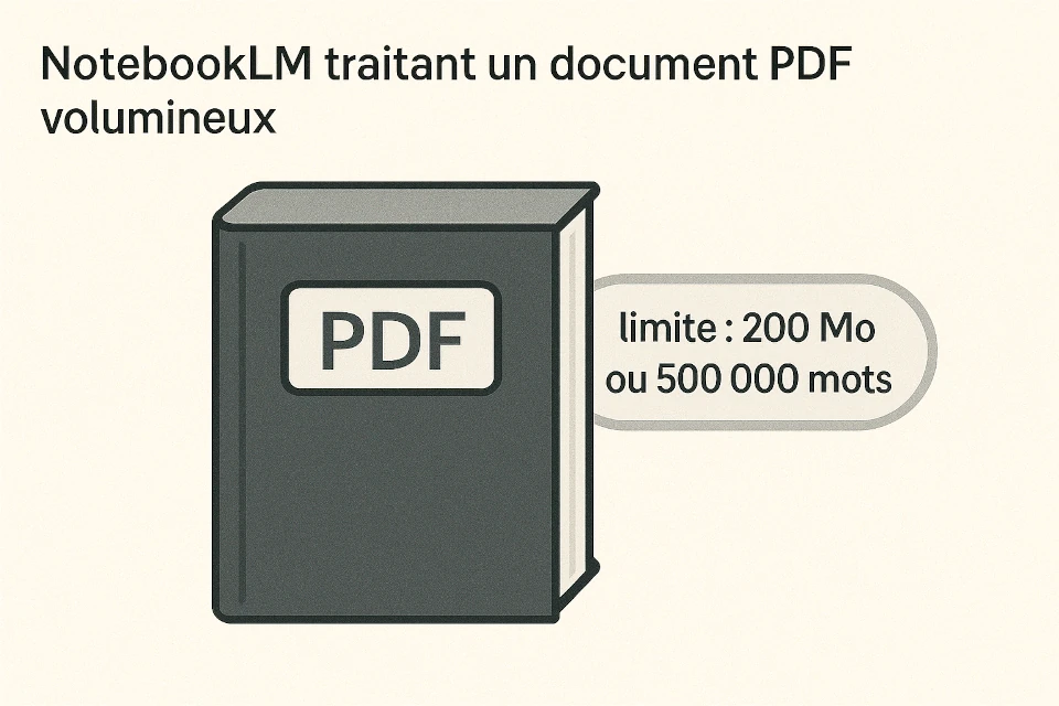 Image d'un gros PDF sous forme de livre